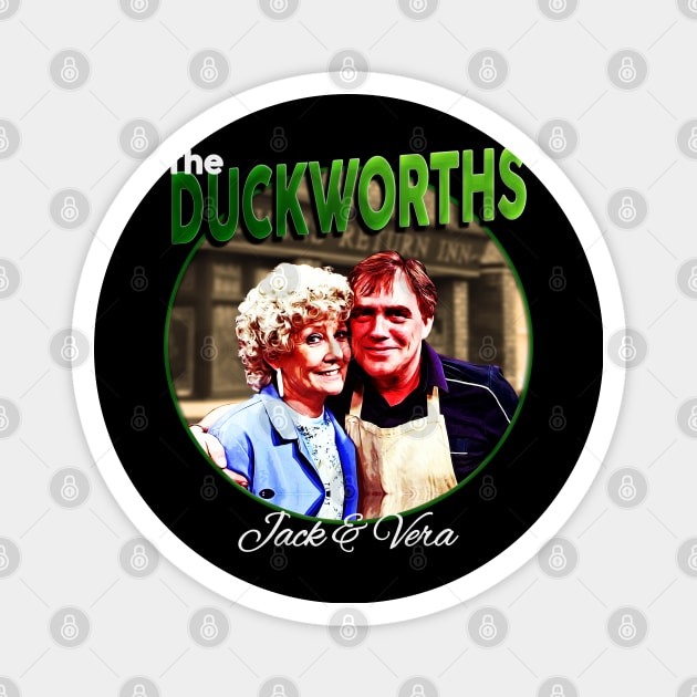 The Duckworths from Corrie Design Magnet by HellwoodOutfitters
